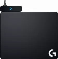 Mousepad Logitech G Powerplay, Funcion De Cargador Inalambrico, 2 Superficies, Tela/rigida, 344 X 321mm, Compatible Con Mouse Powerplay, Color Negro