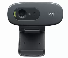 Camara Web Logitech C270, Resolucion 1280x720 Pixeles, Microfono, Usb 2.0, Color Negro