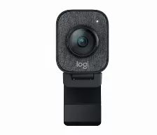 Camara Web Logitech Streamcam Plus, Full Hd 1080p, 60fps, Usb-c 3.1, Incluye Tripie, Funciona Con Xsplit/obs, Color Negro (960-001280)
