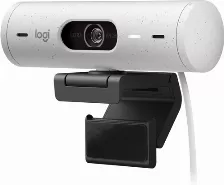  Camara Web Logitech Brio 500 4mp, Resolucion 1920 X 1080 Pixeles, Velocidad 60 Fps, Full Hd, Microfono Si, Usb-c, Color Blanco
