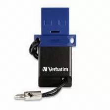 Memoria Usb Verbatim Store-n-go Dual 64gb, Usb Typo A Y Usb Typo C, Color Azul