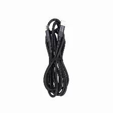 Cable Acteck Plus Cc420 Tipo C A Usb Tipo C, 1.80 M, Carga Rapida, Color Negro