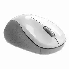 Mouse Optico Inalambrico Acteck Optimize Trip Mi480, Diseno Portable, 1600 Dpi, Receptor Usb, Color Blanco