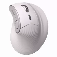 Mouse Ergonomico Acteck Virtuos Fitt Pro Mi770 Rf Wifi + Bluetooth, 8 Botones, 2400 Dpi, Blanco