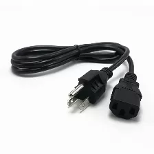 Cable De Corriente Xcase Reforzado Macho A Hembra Para Fuente De Pode 1.8m