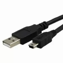 Cable Xcase Usb 2.0 Macho - Mini Usb Con 5 Pin De 1.8 Metros Color Negro Acccable42