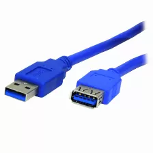 Cable Extension Usb3.0 Xcase A Macho-a Hembra De 1.80 Metros Color Azul (acccable45180)