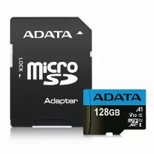 Memoria Micro Sdxc Adata Premier V10, 128gb, Uhs-i, Class 10, Adaptador Sd