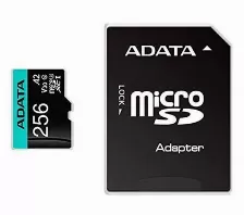 Memoria Adata Premier Pro 256 Gb, Velocidad 100 Mb/s, Clase 10