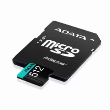 Memoria Adata Premier Pro 512 Gb, Velocidad 100 Mb/s, Clase 10