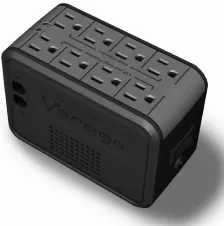  Regulador Vorago Avr-100 1 Kva, 60 Hz, Entrada 94v, Salida 132v, 8 Salidas Ac, Compacto