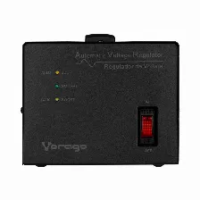 Regulador Automatico De Voltaje Vorago 400, 4 Contactos, Supresor De Picos, 175 Joules, 3000va, 1800w, Negro