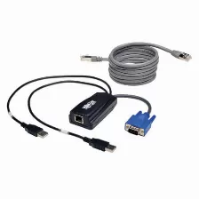 Cables Para Kvm Tripp Lite B078-101-usb2 Unidad De Interfaz Para Servidor (siu) Usb Netcommander Con Virtual Media Hasta 12mbps, Hd15, 2x Usb A, Rj45, Macho/hembra, 30.48 M, Taiwan, 177.8 Mm