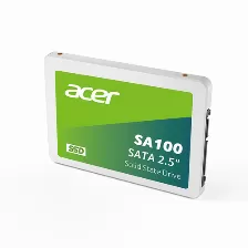 Ssd Acer Sa100 480gb, 2.5 Pulgadas, Serial Ata Iii 6 Gbit/s, Lectura 560 Mb/s, Escritura 500 Mb/s