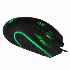 Mouse Optico Gaming Balam Rush , Resolucion 800/1200/1800/2400 Dpi, 6 Botones, Iluminacion Led, Longitud De Cable 1.8m, Usb 2.0, Color Negro