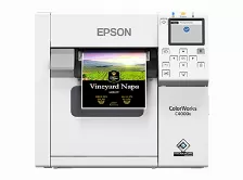  Impresora De Etiquetas Epson Colorworks Cw-c400u, Usb, Ethernet (red), Cortador Automatico