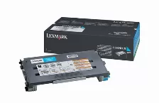  Tóner Lexmark C500h2cg Original, Cian, Compatibilidad C500, X500, X502, Rinde 3000 Páginas