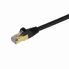 Cable De Red Startech.com Cable De 6m De Red Ethernet Rj45 Cat6 Blindado Stp - Cable Sin Enganche Snagless – Negro, 6.1 M, Cat6a, U/utp (utp), Rj-45, Rj-45