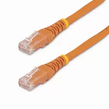 Cable De Red Startech.com Cable De Red 4.5m Categoría Cat6 Utp Rj45 Gigabit Ethernet Etl - Patch Moldeado - Naranja, 4.6 M, Cat6, U/utp (utp), Rj-45, Rj-45
