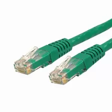 Cable De Red Startech.com Cable De Red 10.6m Categoría Cat6 Utp Rj45 Gigabit Ethernet Etl - Patch Moldeado - Verde, 10.7 M, Cat6, U/utp (utp), Rj-45, Rj-45