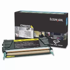  Toner Laser Lexmark / Color Amarillo / Rendimiento Estandar / C746a1yg / Hasta 7,000 Paginas / 5% De Cobertura / P/modelos: C748de, C746dn, Original