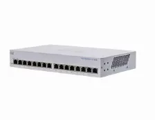 Switch Cisco Cbs110-16t-na No Administrado, Cantidad De Puertos 16, Gigabit Ethernet (10/100/1000), Gris
