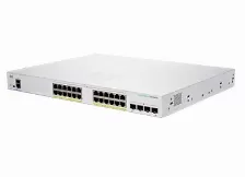 Switch Cisco Cbs250-24fp-4g-na Gestionado, L2/l3, Cantidad De Puertos 24, Gigabit Ethernet (10/100/1000), Https, Ssh, Ssl/tls, Plata