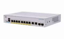 Switch Cisco Cbs250 Gestionado, L3, Cantidad De Puertos 8, Puertos 8, Sfp 2, Gigabit Ethernet (10/100/1000), 20 Gbit/s, 802.1x Radius, Ssh, Ssh-2, Ssl/tls, 1u, Negro, Gris
