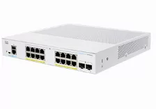 Switch Cisco Cbs350-16p-2g-na Gestionado, L2/l3, Cantidad De Puertos 16, Gigabit Ethernet (10/100/1000), Https, Ssh, Ssl/tls, Plata