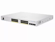 Switch Cisco Cbs350-24p-4x-na Gestionado, L2/l3, Cantidad De Puertos 24, Gigabit Ethernet (10/100/1000), Plata