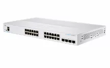 Switch Cisco Cbs350-24t-4g-na Gestionado, L2/l3, Cantidad De Puertos 24, Gigabit Ethernet (10/100/1000), Https, Ssh, Ssl/tls, Plata
