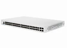 Switch Cisco Cbs350-48t-4x-na Gestionado, L2/l3, Cantidad De Puertos 48, Gigabit Ethernet (10/100/1000), Https, Ssh, Ssl/tls, Plata