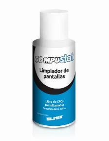 Limpiador De Pantallas Lcd, Plasma Y Trc, Antiestatico Silimex Compustat 170ml