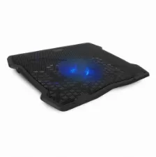 Base Enfriadora Vorago Cp-103, Para Laptop Hasta 15.6pulg, 125mm, Led, Color Negro