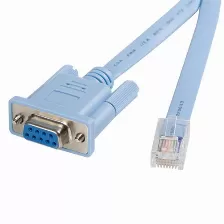 Cable Startech (db9concabl6), 1,8m Para Gestión De Router Consola Cisco Rj45 A Serie Db9 - Rollover - Macho A Hembra