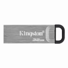 Memoria Usb Kingston Datatraveler Kyson 32gb, 3.2 Gen 1, Color Plata (dtkn/32gb)