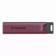 Memoria Usb Kingston Technology Datatraveler Max 256 Gb Usb Tipo A, 3.2 Gen 2 (3.1 Gen 2), Color Rojo