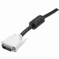 Cable Startech Dvi (dviddmm3), 0.9m Dvi-d, M/m, Color Blanco/negro