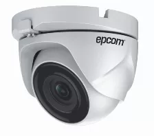  Camara De Vigilancia Epcom Turbohd, Tipo Domo, 2mp, 1080p, Lente 2.8mm, Ir Exir 20mts, Exterior Ip66, Sensor Cmos, Metalica, Dwdr, Ahd, Cvi, Cvbs