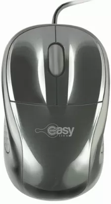  Mouse óptico Easy Line El-993339, Resolución 1200dpi, Interfaz Usb, 1.53 Metros, Negro