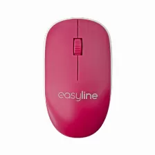 Mouse Inalambrio Easy Line By Perfect Choice 1 000 Dpi Viva Magenta