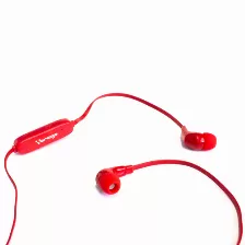  Audífonos Bluetooth Vorago Epb-103-rd, Inalámbricos, Micrófono Y Control, Almohadillas Intercambiables, Color Rojo