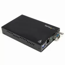  Conversor De Medios Startech.com Tipo Gigabit Ethernet, Tasa De Transferencia (máx) 2000 Mbit/s, Conector Fibra óptica Lc, Completo, Semi (dúplex),...