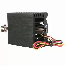 Ventilador Con Disipador De Calor Startech Conectores Tx3 Y Lp4para Cpu Socket 7/370 De 50x50x41mm (fanp1003ld)