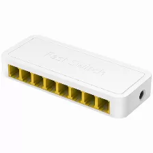 Switch De Red Cudy Fs108d, 8 Puertos Fast Ethernet 10/100, Blanco