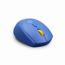  Mouse Getttech Gac-24406b óptico, 2 Botones, 1600 Dpi, Interfaz Rf Inalámbrico, Color Azul
