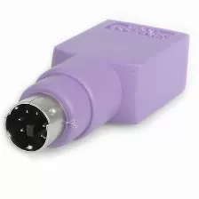 Adaptador Startech (gc46fmkey), Teclado O Ratón Usb A Conector Ps/2 Ps2 Minidin - 1x Hembra Usb - 1x Macho Mini-din Color Púrpura