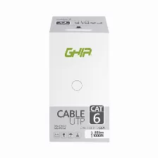 Cable De Red Ghia Gcb-052, 305 M, Cat6, U/utp (utp)