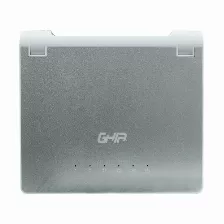 Ruteador Inalámbrico Ghia Gnw-w1 Banda única (2,4 Ghz), Wi-fi 4 (802.11n), Puertos Lan 3, 300 Mbit/s, Plata