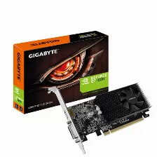Tarjeta De Video Gigabyte GeForce GT 1030 2gb NVIDIA GeForce GT 1030, 2 Gb, Ddr4, 4096 X 2160 Pixeles, Pciex16 3.0, 1xhdmi, 1xdvi